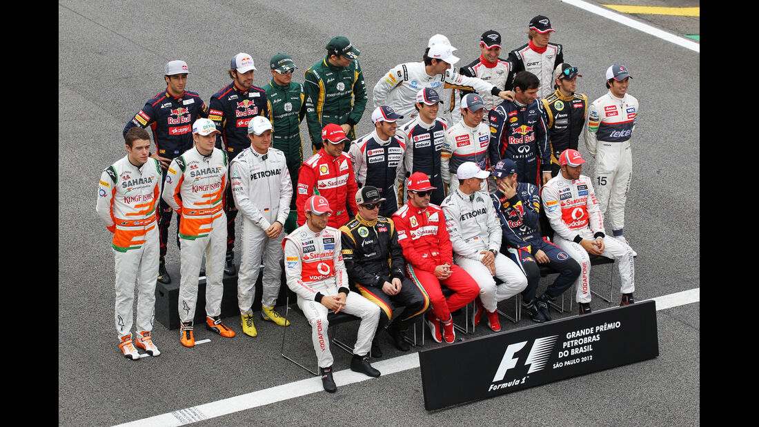 Gruppenfoto GP Brasilien 2012