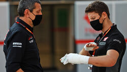 Guenther Steiner - Romain Grosjean - Haas - GP Sakhir 2020 - Bahrain 