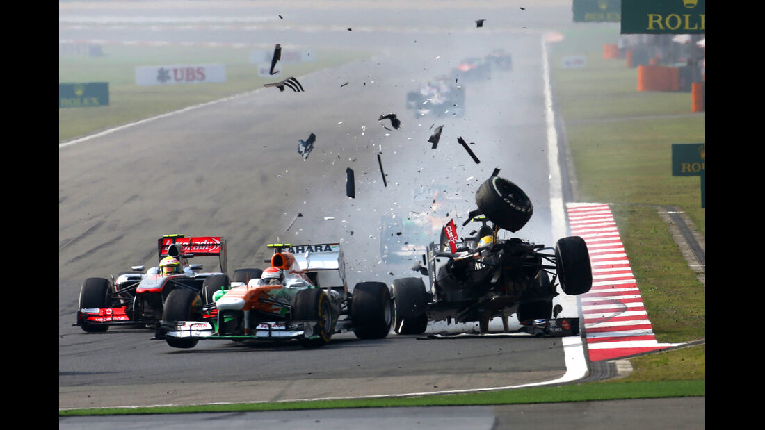 Gutierrez - GP China - Crash - 2013