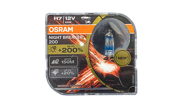 H7 Glühlampen Test, Osram Nightbreaker 200, H7 Halogenlampe