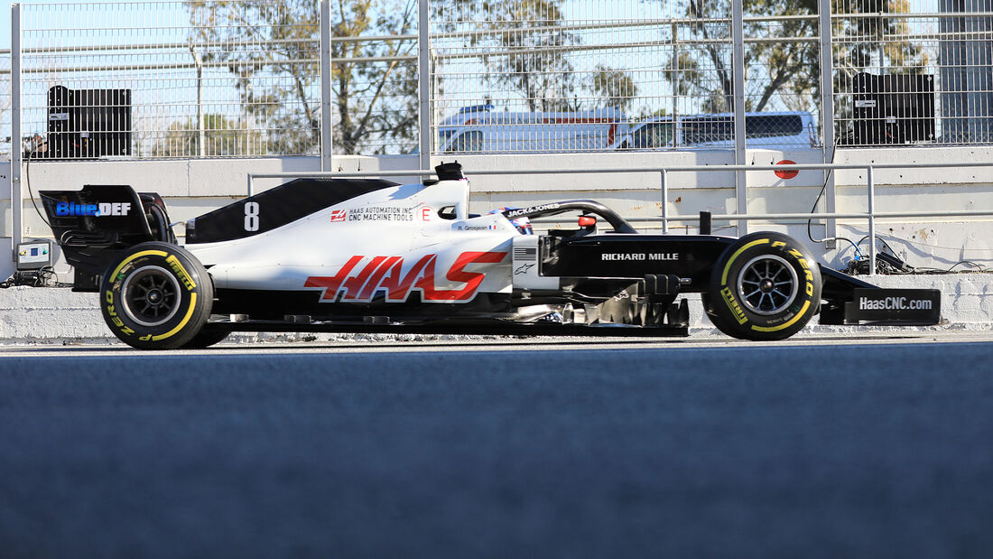Haas - Profil - F1-Test - Barcelona - 2020