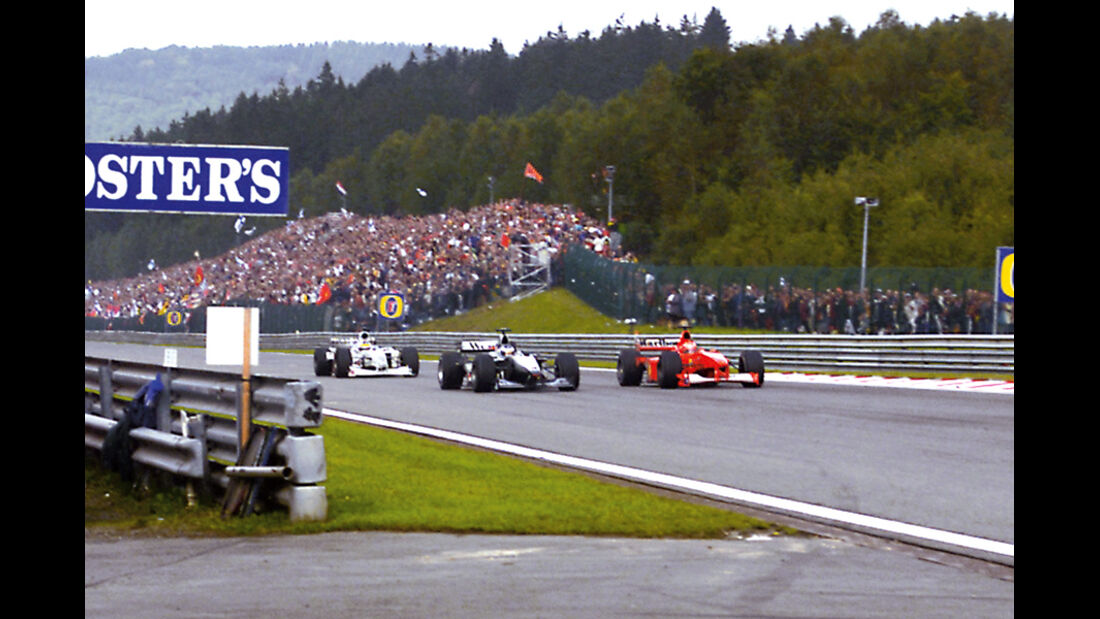 Hakkinen Schumacher GP Belgien 2000