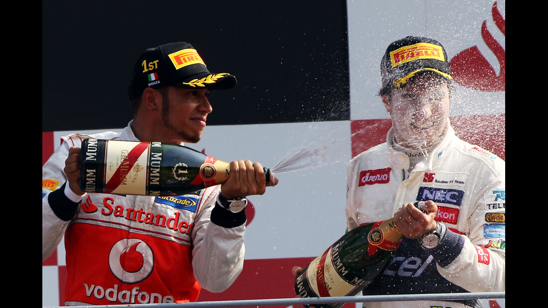 Hamilon & Perez - GP Italien 2012