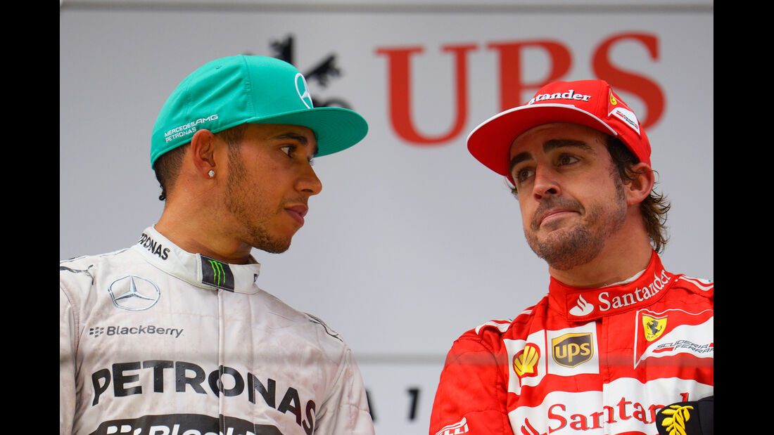 Hamilton & Alonso - GP China 2014
