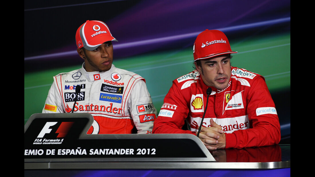 Hamilton & Alonso - GP Spanien - 12. Mai 2012