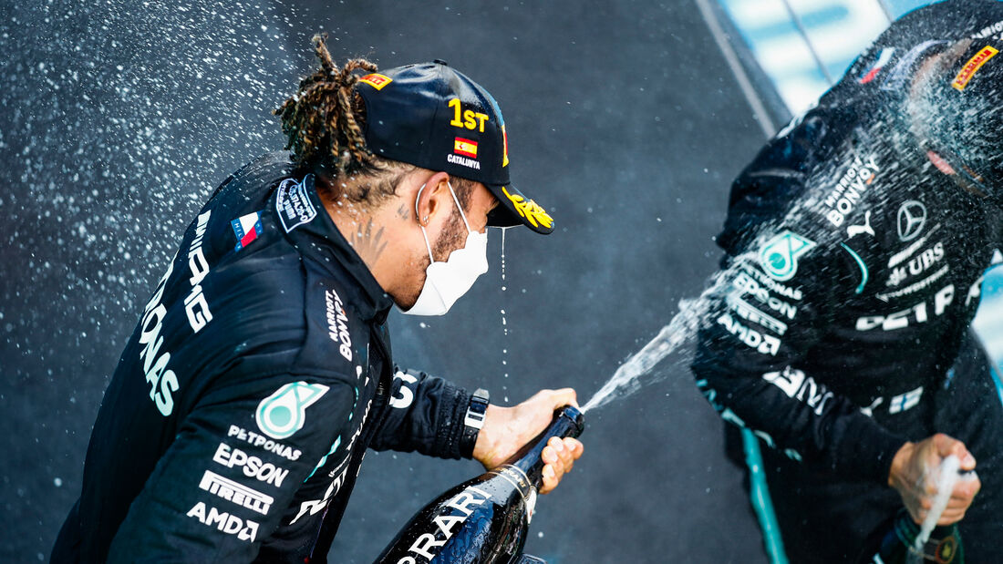 Hamilton - Bottas - Formel 1 - GP Spanien 2021 - Barcelona - Rennen