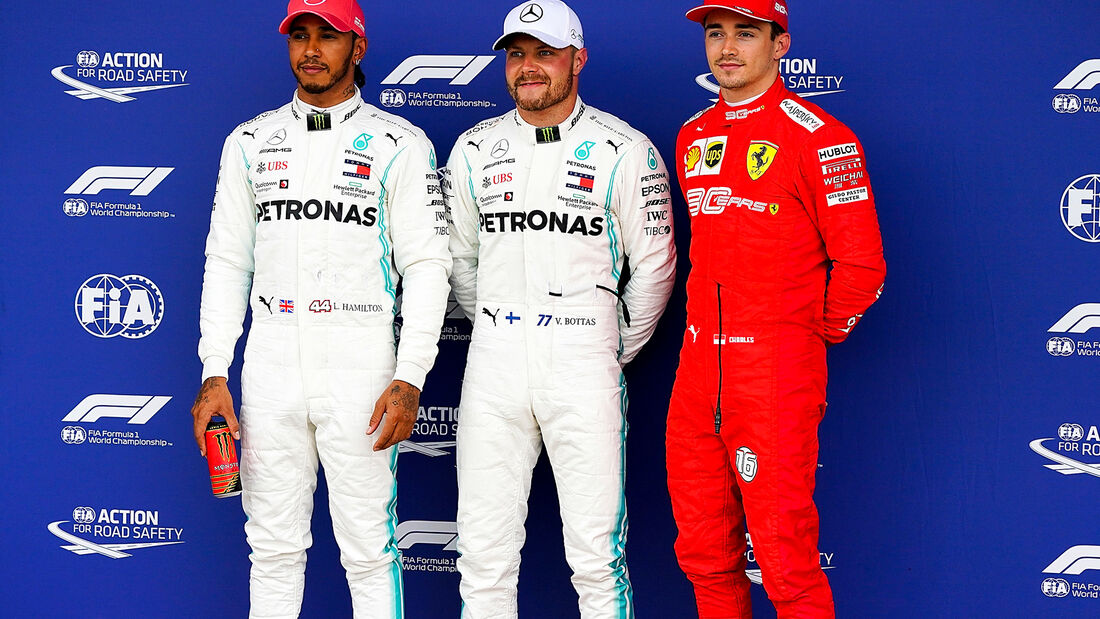 Hamilton - Bottas - Leclerc - GP England 2019 - Qualifying