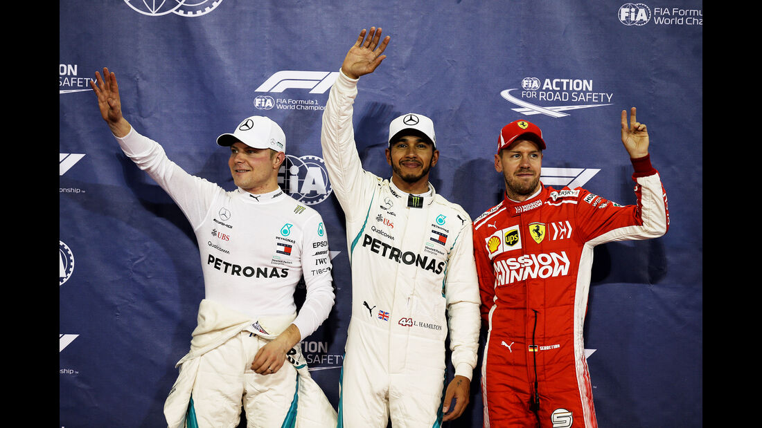 Hamilton, Bottas & Vettel - Formel 1 - GP Abu Dhabi  -24. November 2018