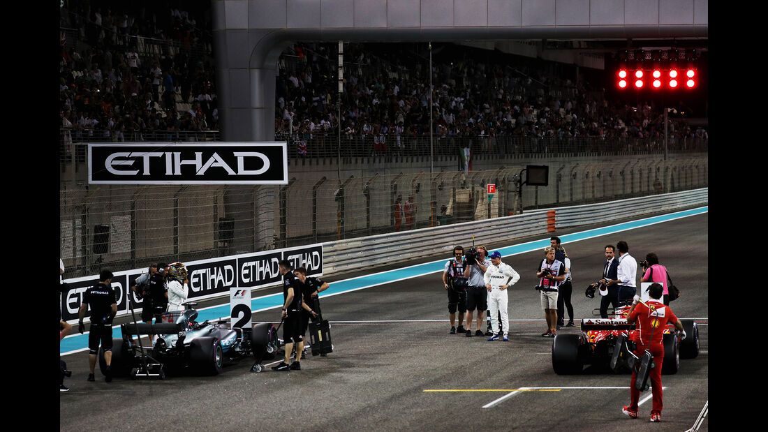 Hamilton, Bottas & Vettel - GP Abu Dhabi - 25. November 2017