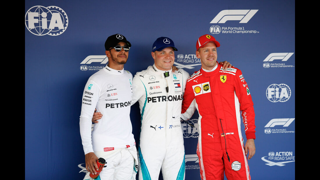 Hamilton - Bottas - Vettel - GP Russland 2018 - Sotschi - Qualifying