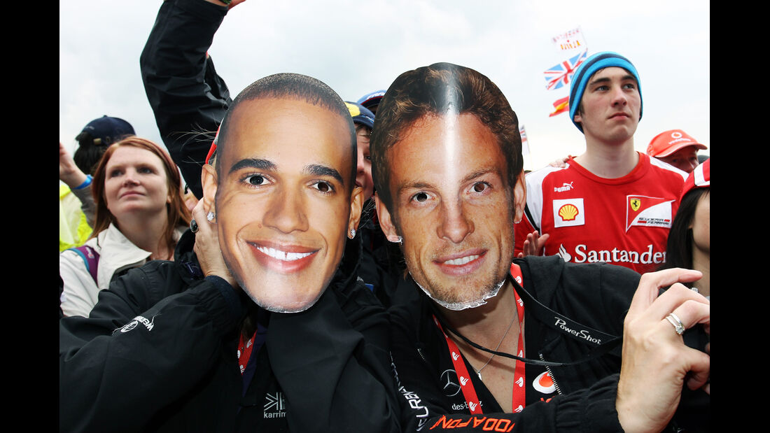 Hamilton & Button F1 Fun Pics 2012