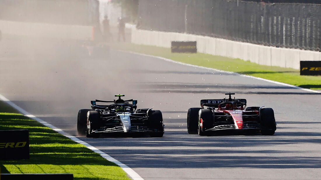 Hamilton - Leclerc - Formel 1 - GP Mexiko 2023 - Rennen