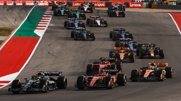 Hamilton - Leclerc - Sprint - GP USA 2023 - Austin 