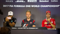 Hamilton - Magnussen - Vettel - GP Österreich - Spielberg - Donnerstag - 6.7.2017