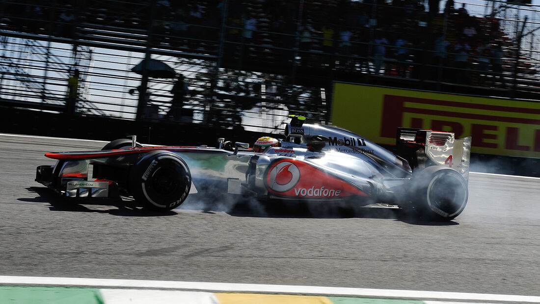 Hamilton McLaren GP Brasilien 2012