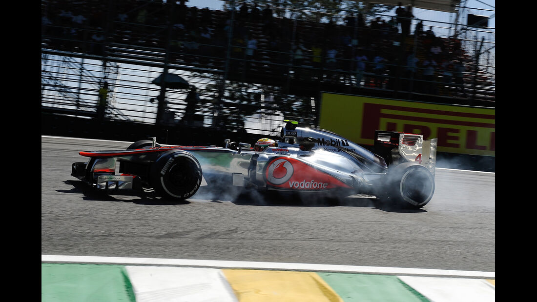 Hamilton McLaren GP Brasilien 2012