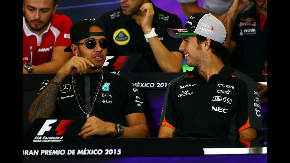 Hamilton & Perez - Formel 1 - GP Mexico - 29. Oktober 2015