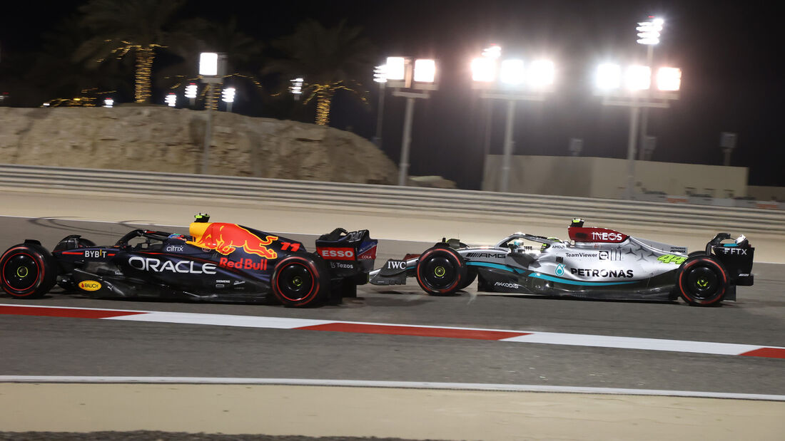 Hamilton - Perez - GP Bahrain 2022 - Sakhir - Rennen