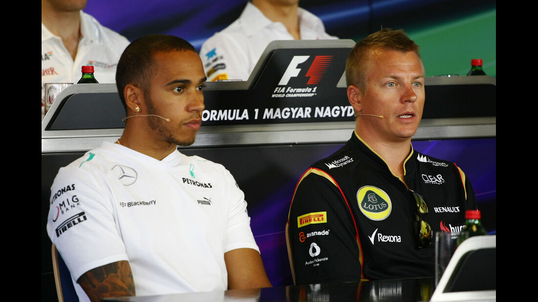 Hamilton & Räikkönen - Formel 1 - GP Ungarn - 25. Juli 2012