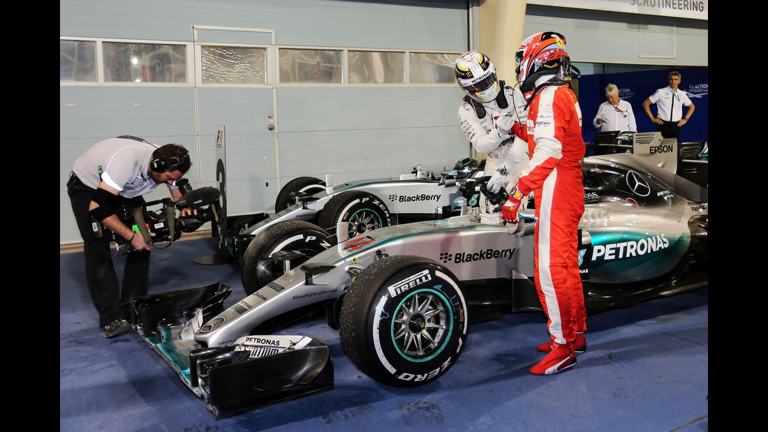 Hamilton & Räikkönen - GP Bahrain 2015