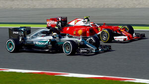 Hamilton & Räikkönen - Mercedes vs Ferrari - GP Spanien 2016 - Barcelona - F1 - Freitag - 13.5.2016