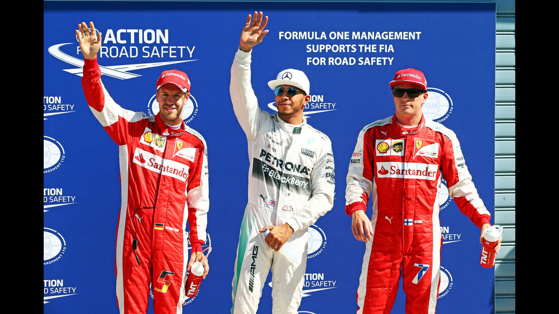 Hamilton - Räikkönen - Vettel - GP Italien - Monza Qualifying - 5.9.2015