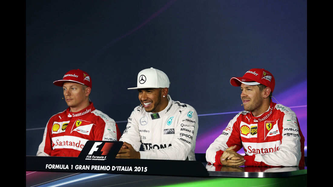 Hamilton - Räikkönen - Vettel - GP Italien - Monza Qualifying - 5.9.2015