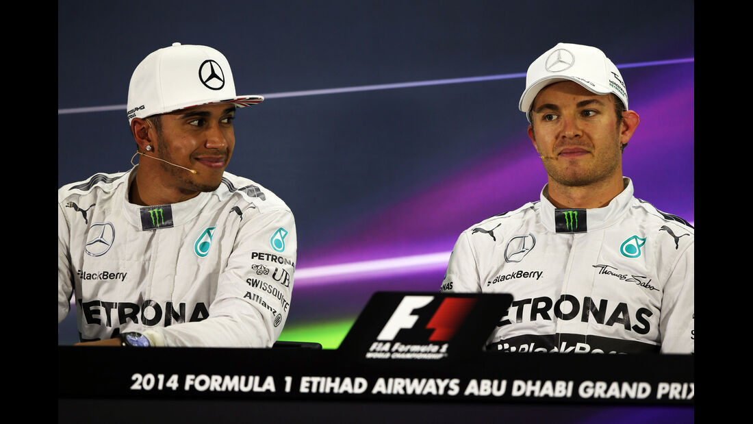 Hamilton & Rosberg - Formel 1 - GP Abu Dhabi - 22. November 2014