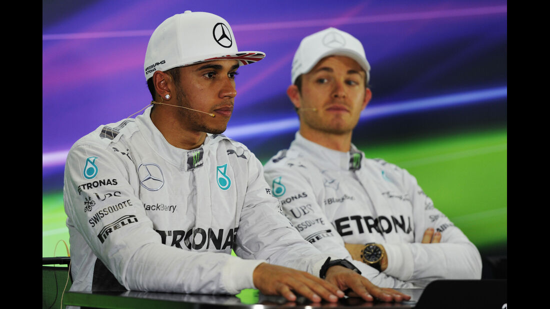 Hamilton & Rosberg - Formel 1 - GP Abu Dhabi - 22. November 2014