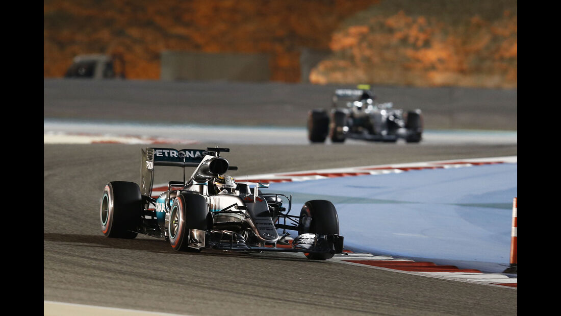 Hamilton & Rosberg - Formel 1 - GP Bahrain - 2. April 2016