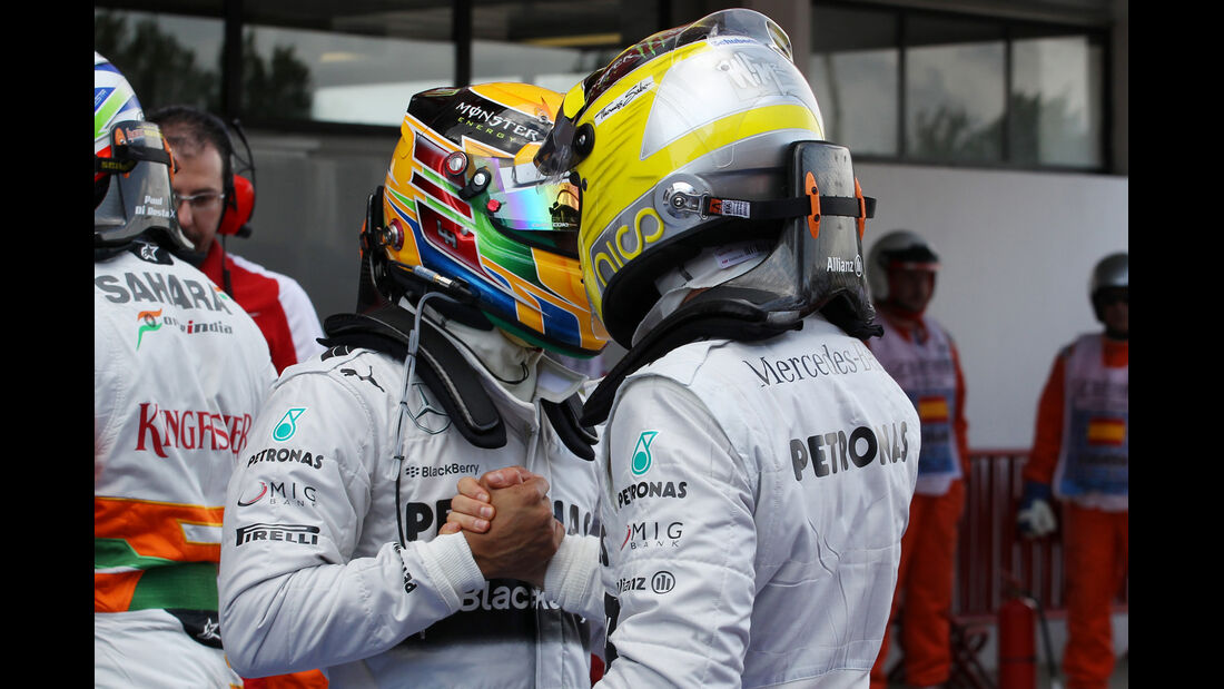 Hamilton & Rosberg - Formel 1 - GP Spanien - 11. Mai 2013