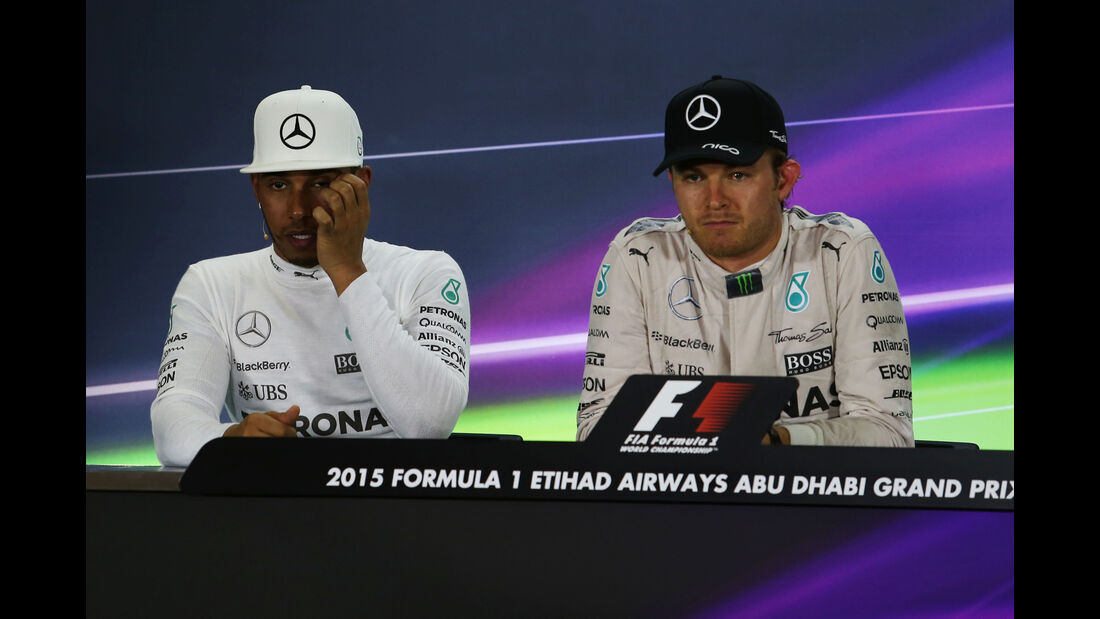 Hamilton & Rosberg - GP Abu Dhabi 2015
