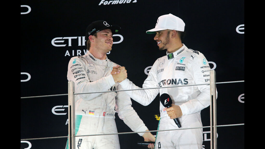 Hamilton & Rosberg - GP Abu Dhabi 2016