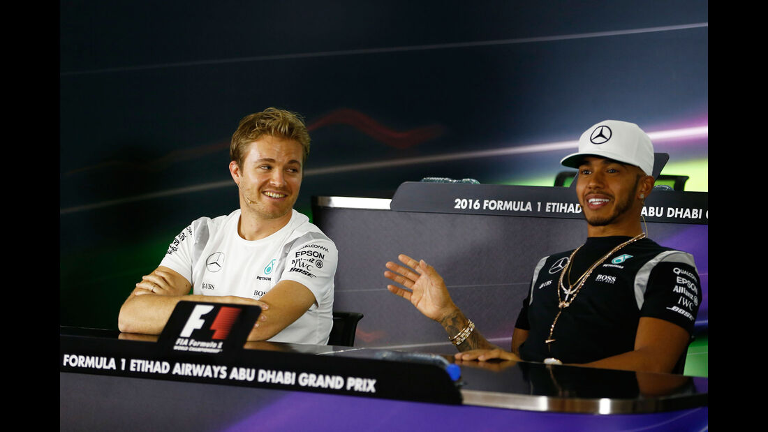 Hamilton - Rosberg - GP Abu Dhabi 2016 - Formel 1