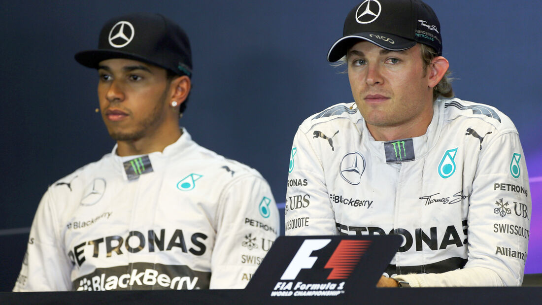 Hamilton & Rosberg - GP Belgien 2014