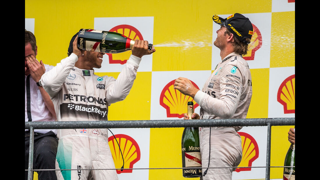 Hamilton & Rosberg - GP Belgien 2015