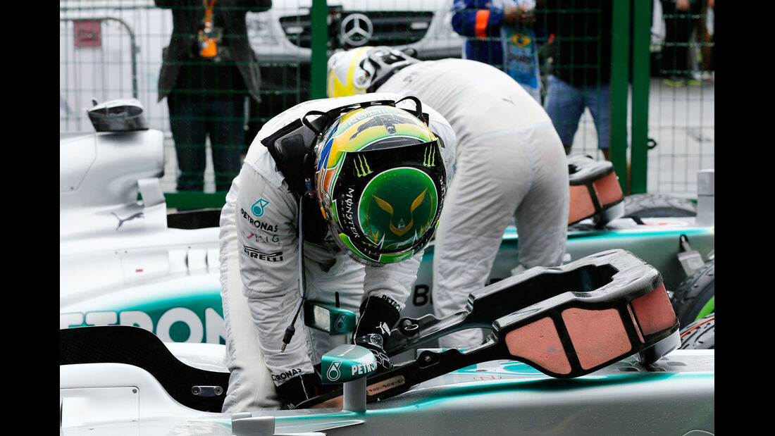 Hamilton & Rosberg - GP Brasilien 2013