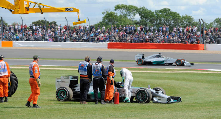 Hamilton & Rosberg - GP England 2014