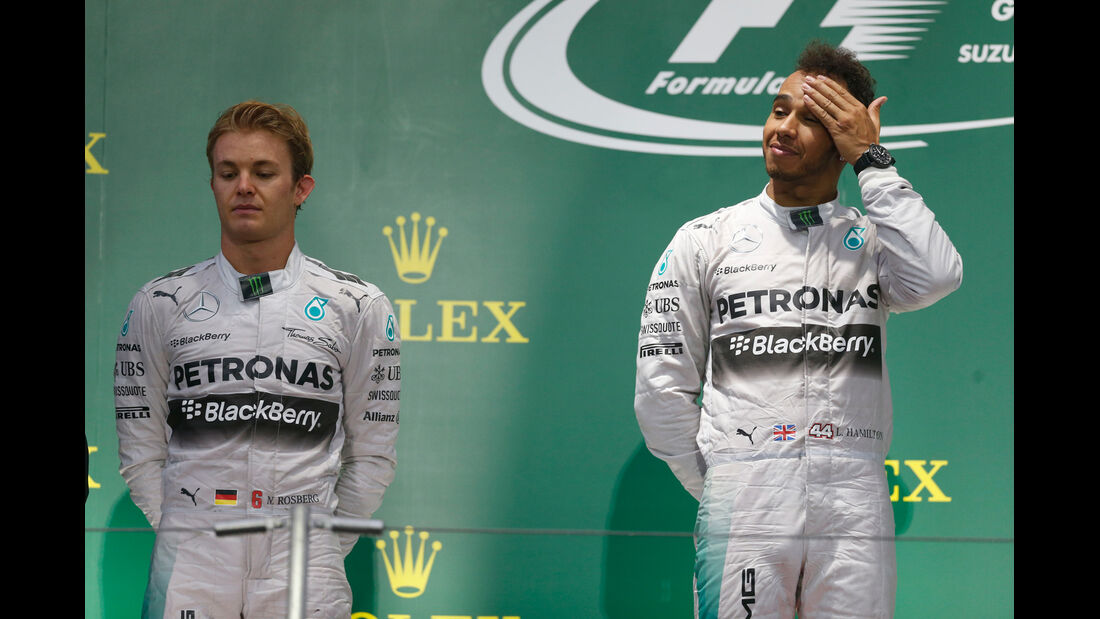 Hamilton & Rosberg - GP Japan 2014