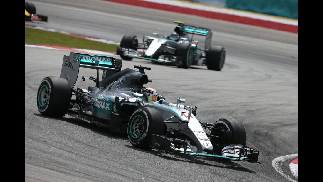 Hamilton & Rosberg - GP Malaysia 2015