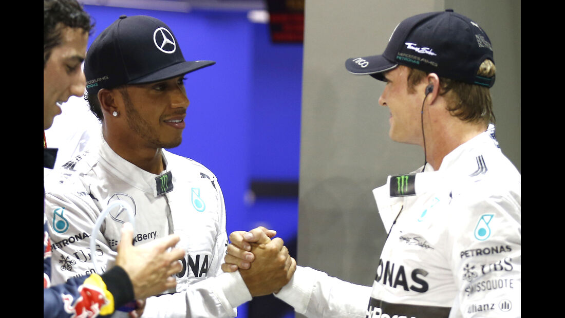 Hamilton & Rosberg - GP Singapur 2014