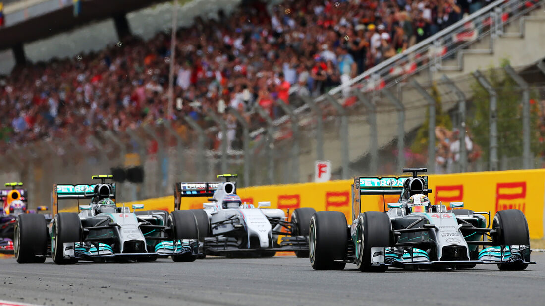 Hamilton & Rosberg - GP Spanien 2014
