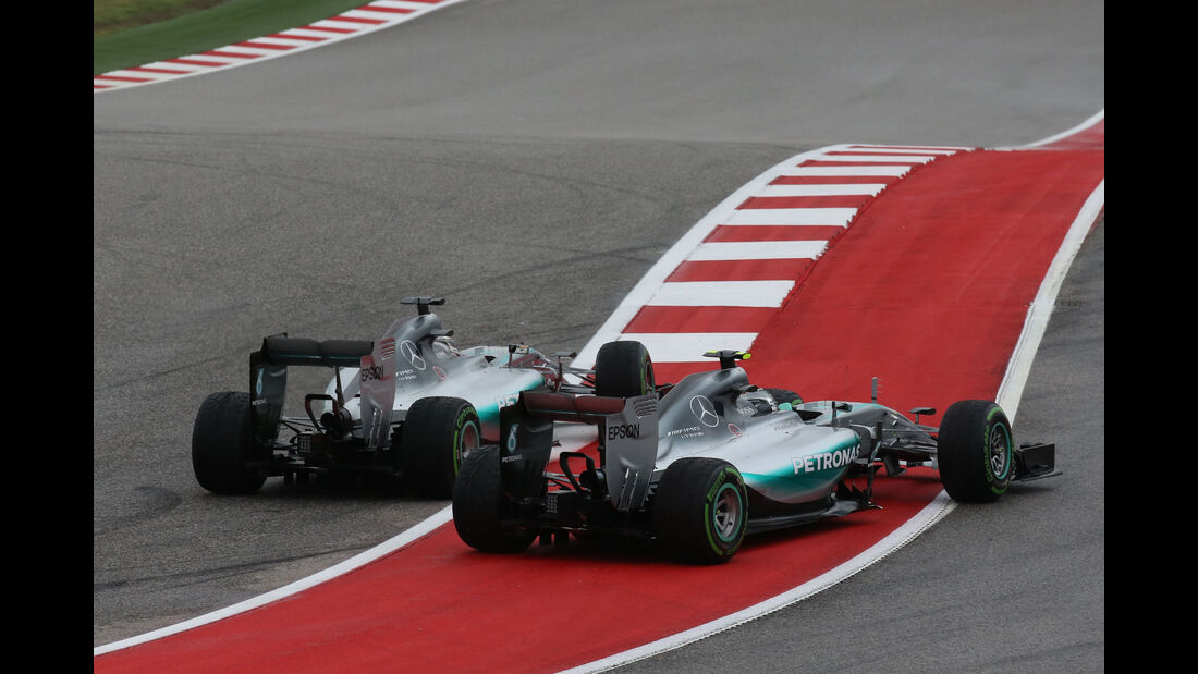 Hamilton & Rosberg - GP USA 2015