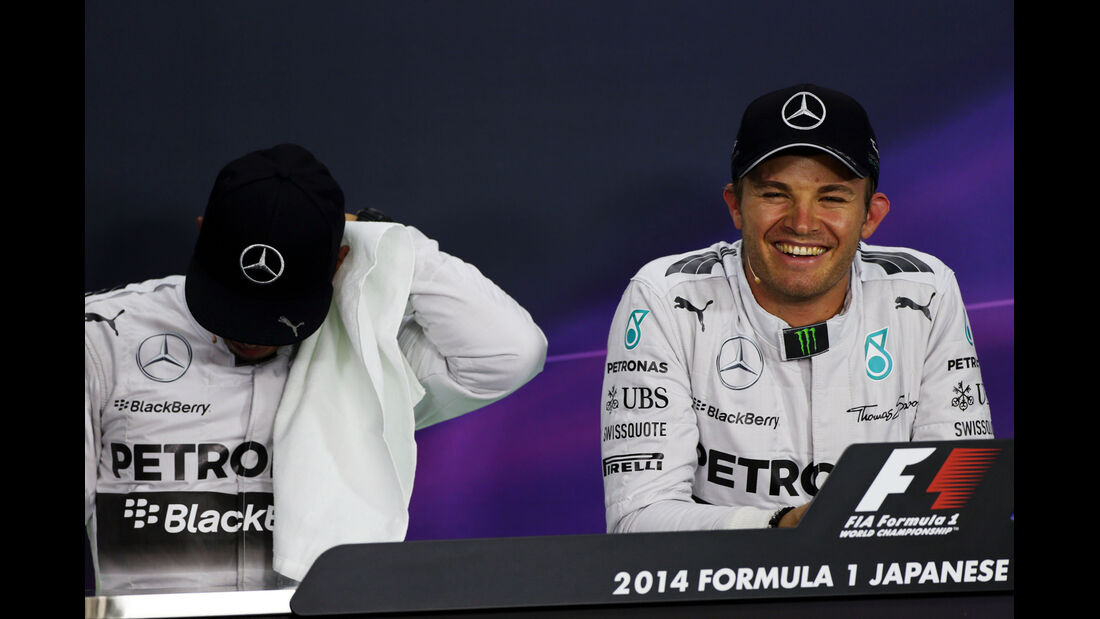 Hamilton & Rosberg - Mercedes - Formel 1 - GP Japan - Suzuka - 4. Oktober 2014