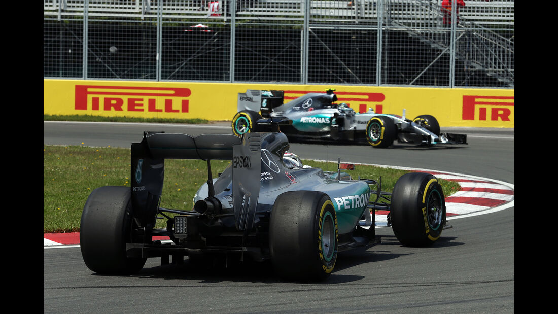 Hamilton & Rosberg - Mercedes - Formel 1 - GP Kanada - Montreal - 5. Juni 2015