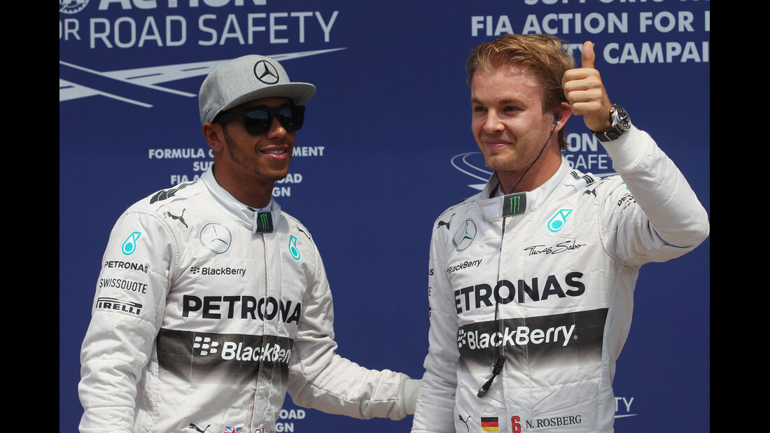 Hamilton & Rosberg - Mercedes - Formel 1 - GP Kanada - Montreal - 7. Juni 2014