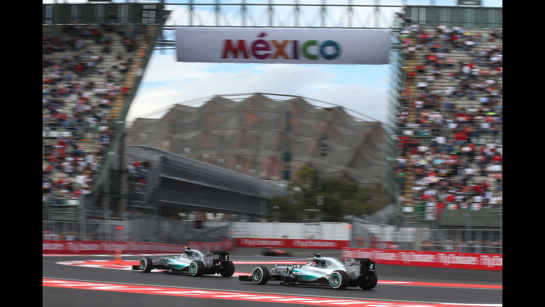 Hamilton & Rosberg - Mercedes - Formel 1 - GP Mexiko - 30. Oktober 2015
