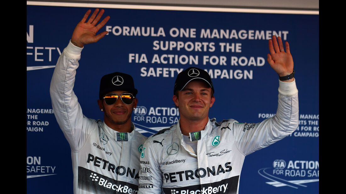 Hamilton & Rosberg - Mercedes - Formel 1 - GP Russland - 11. Oktober 2014