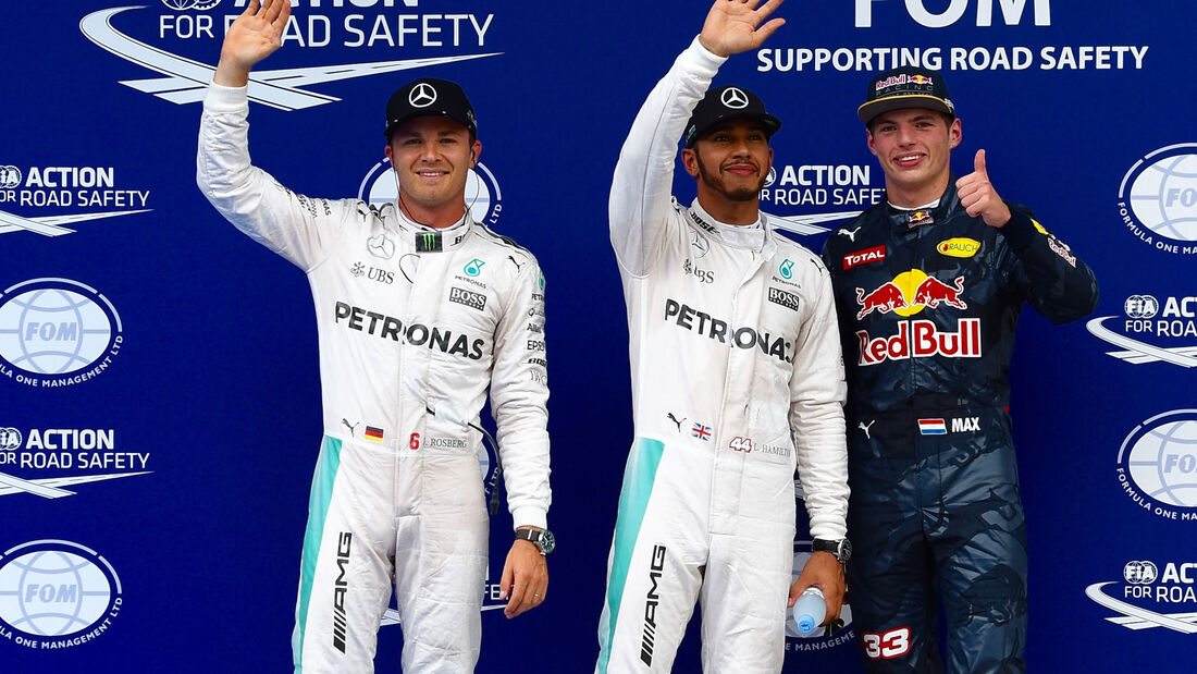 Hamilton - Rosberg - Verstappen - Formel 1 - GP Malaysia - Qualifying - 1. Oktober 2016