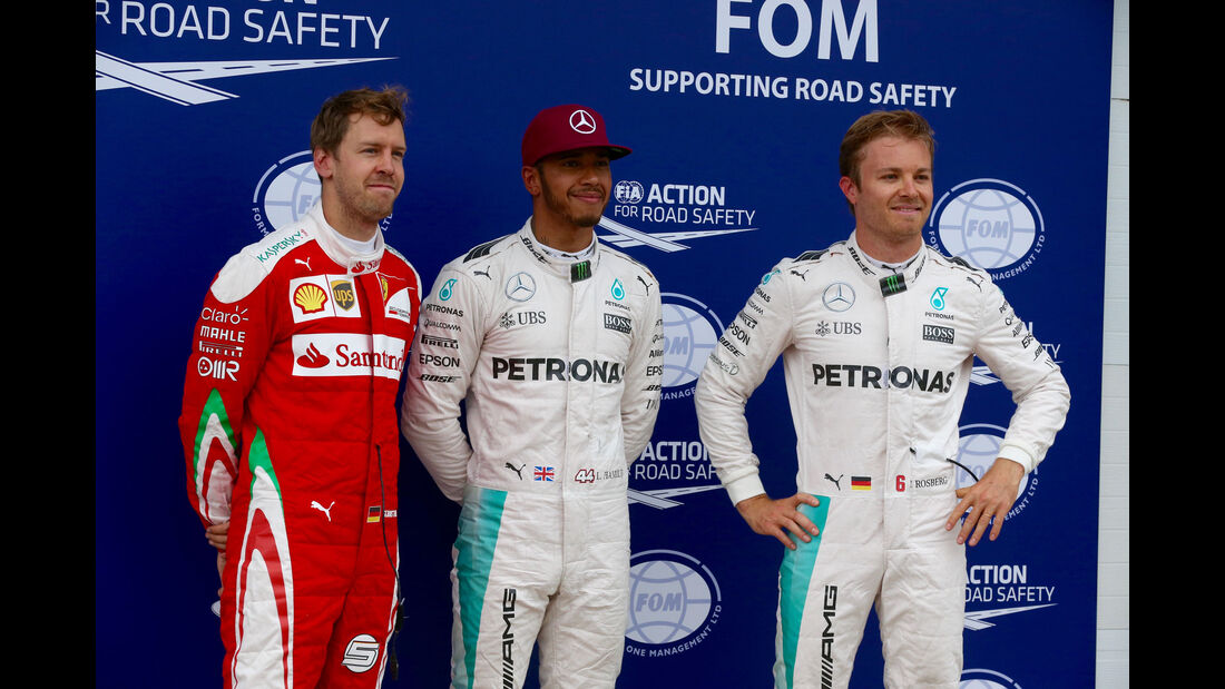 Hamilton - Rosberg - Vettel - GP Kanada 2016 - Montreal - Qualifying